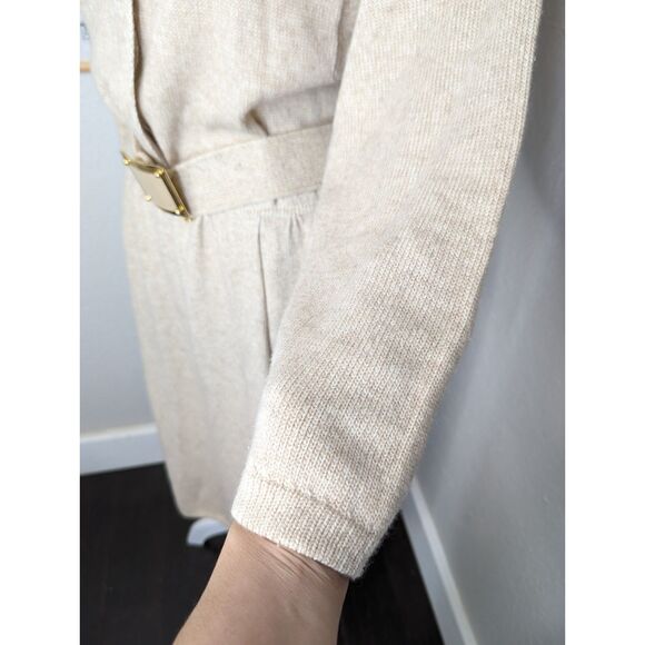 Vintage St. John By Marie Gray Santana Knit Sweater Dress Size 12 Belt Old Money - Picture 5 of 16